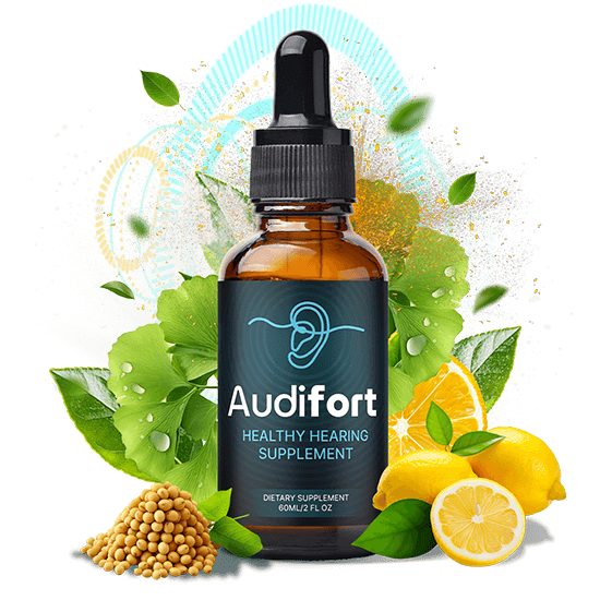 Audifort Healthy Hearing Supplement bottle